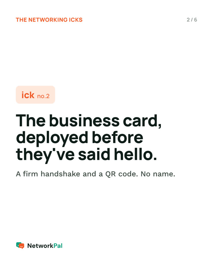 The networking icks, slide 3