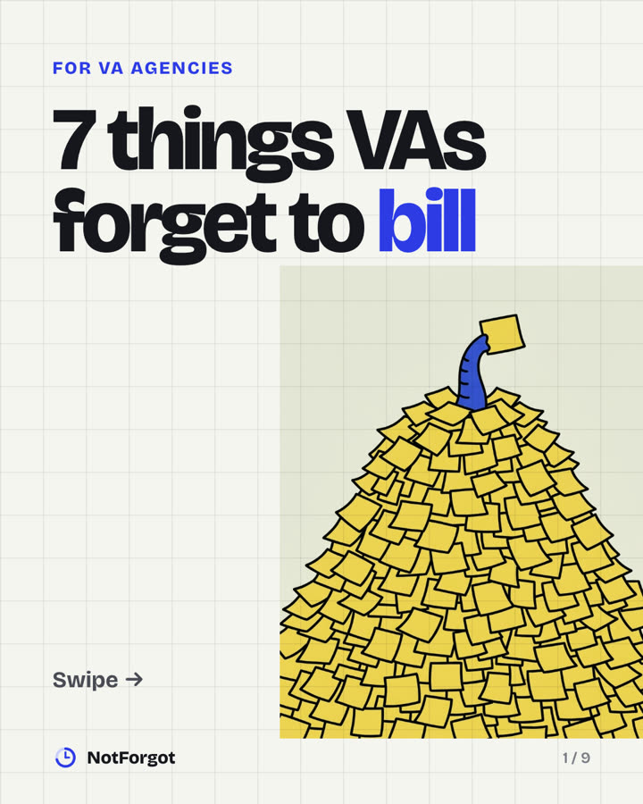 7 things VAs forget to bill, slide 1